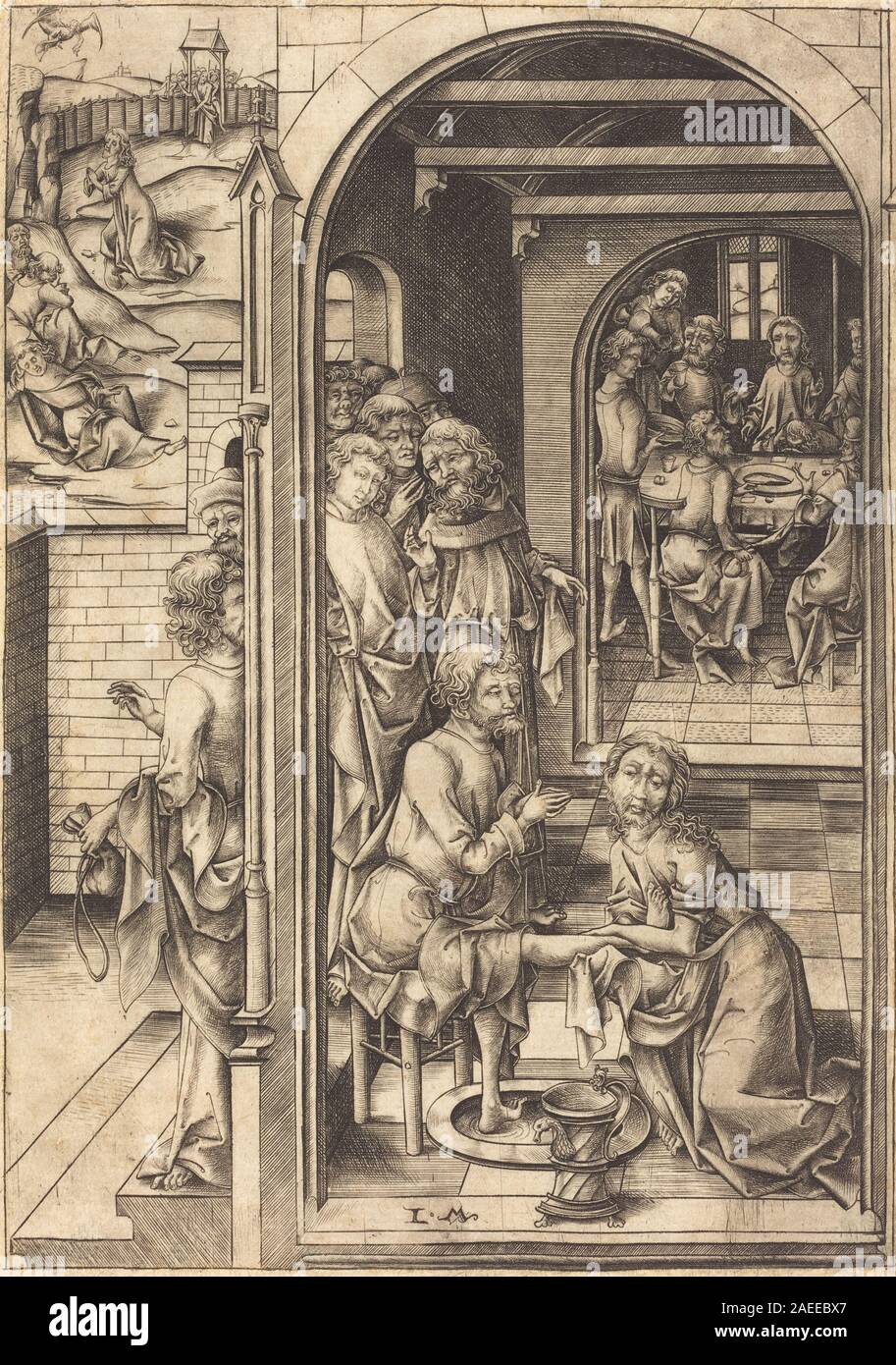 Christ washing the feet of the apostles hi res stock photography and