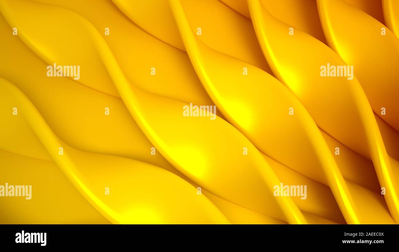 Yellow background. 3d rendering 3d illustration Stock Photo - Alamy