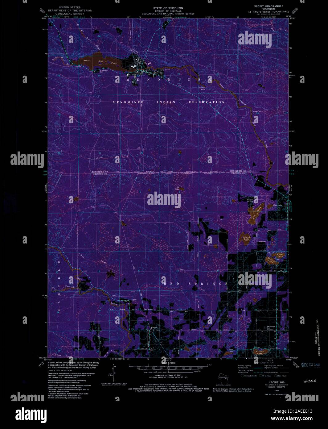 WI Neopit 800416 1982 24000 Inverted Restoration Stock Photo Alamy