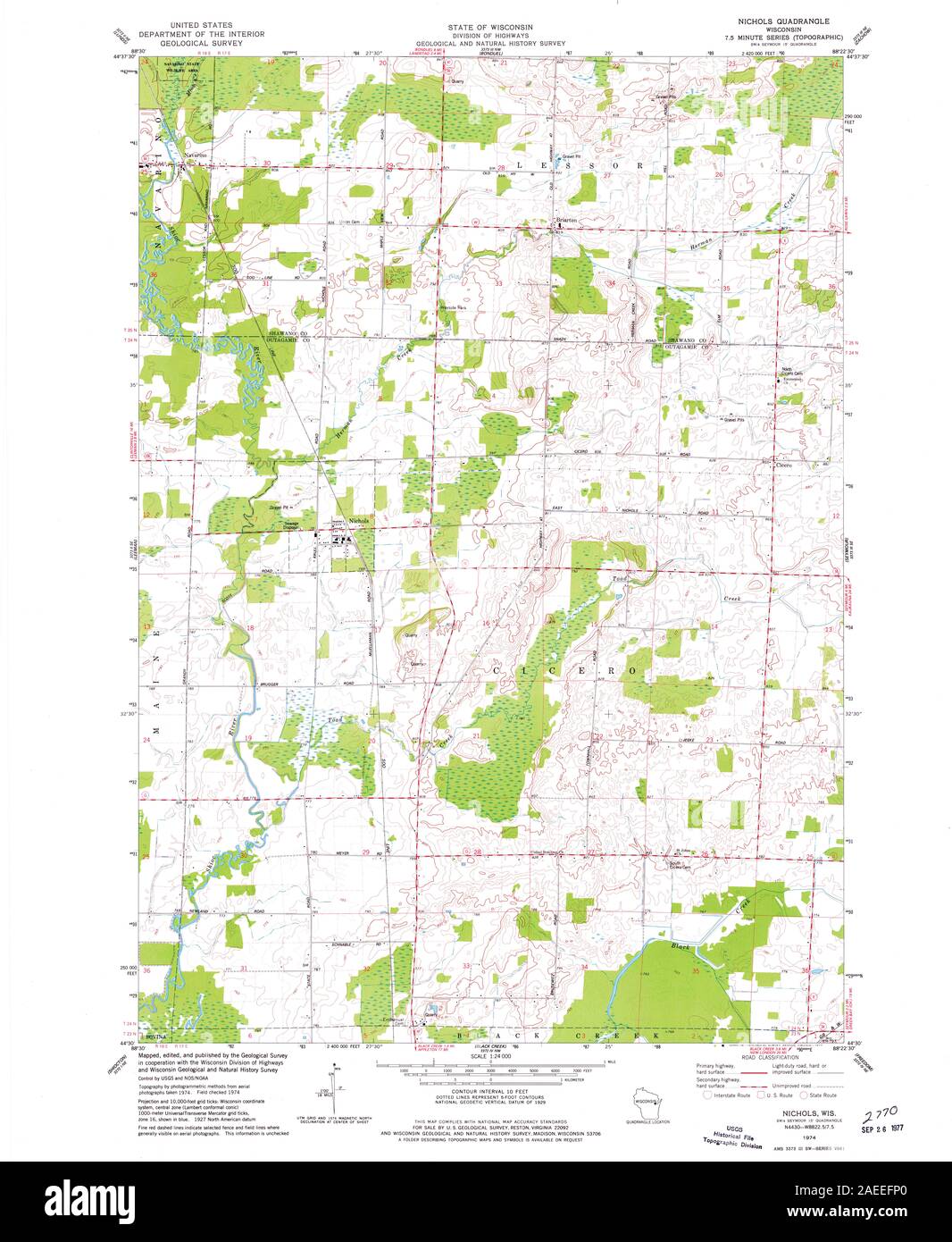 WI Nichols 800029 1974 24000 Restoration Stock Photo Alamy