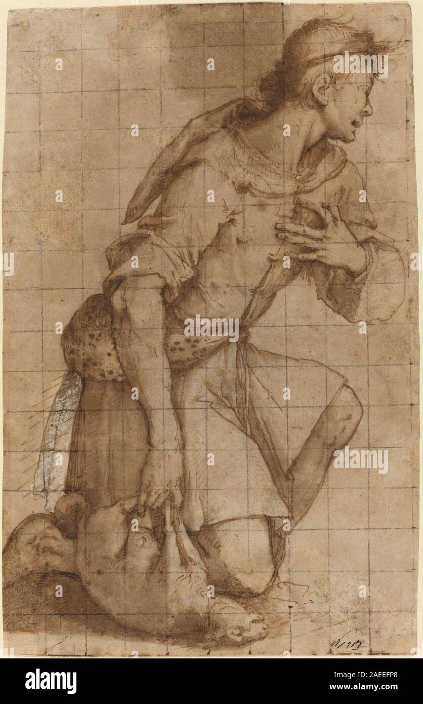 Jacopo Ligozzi, Kneeling Shepherd Kneeling Shepherd Stock Photo - Alamy