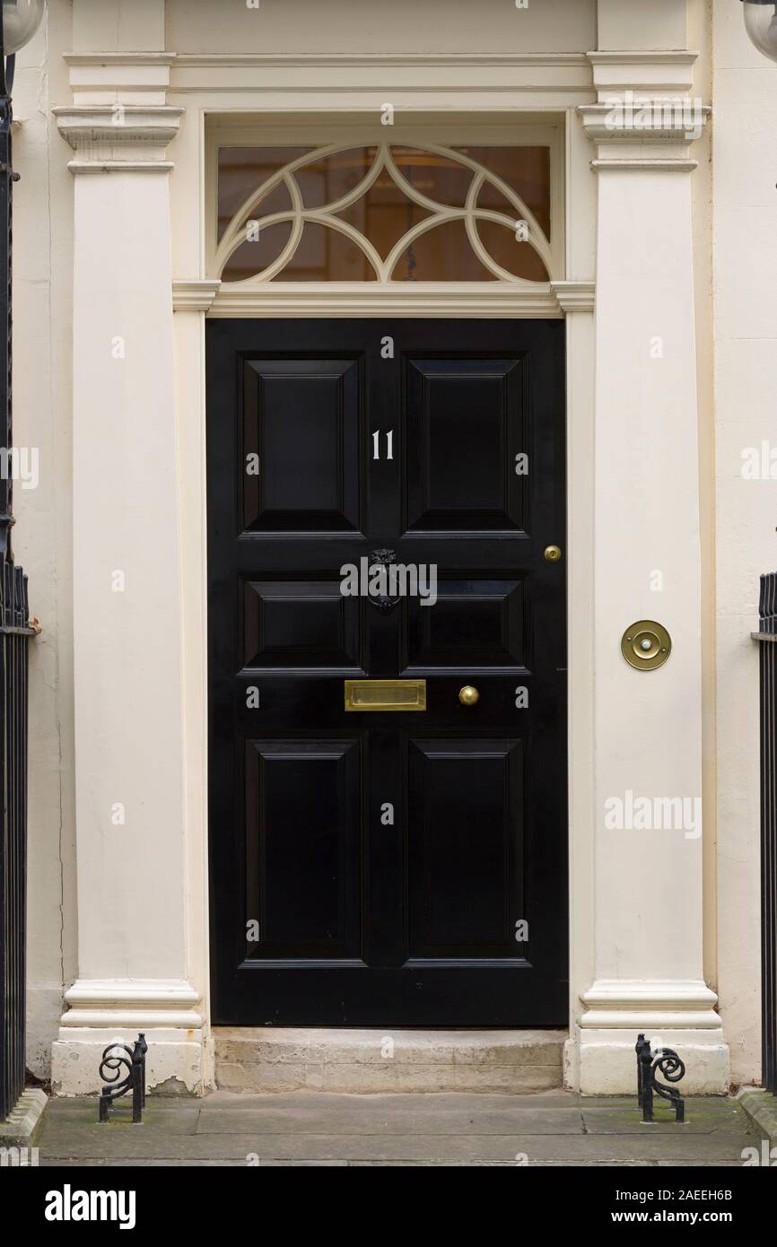11 Downing Street the official residence of the British, Chancellor of the Exchequer London, UK  7 Feb 2018 Stock Photo