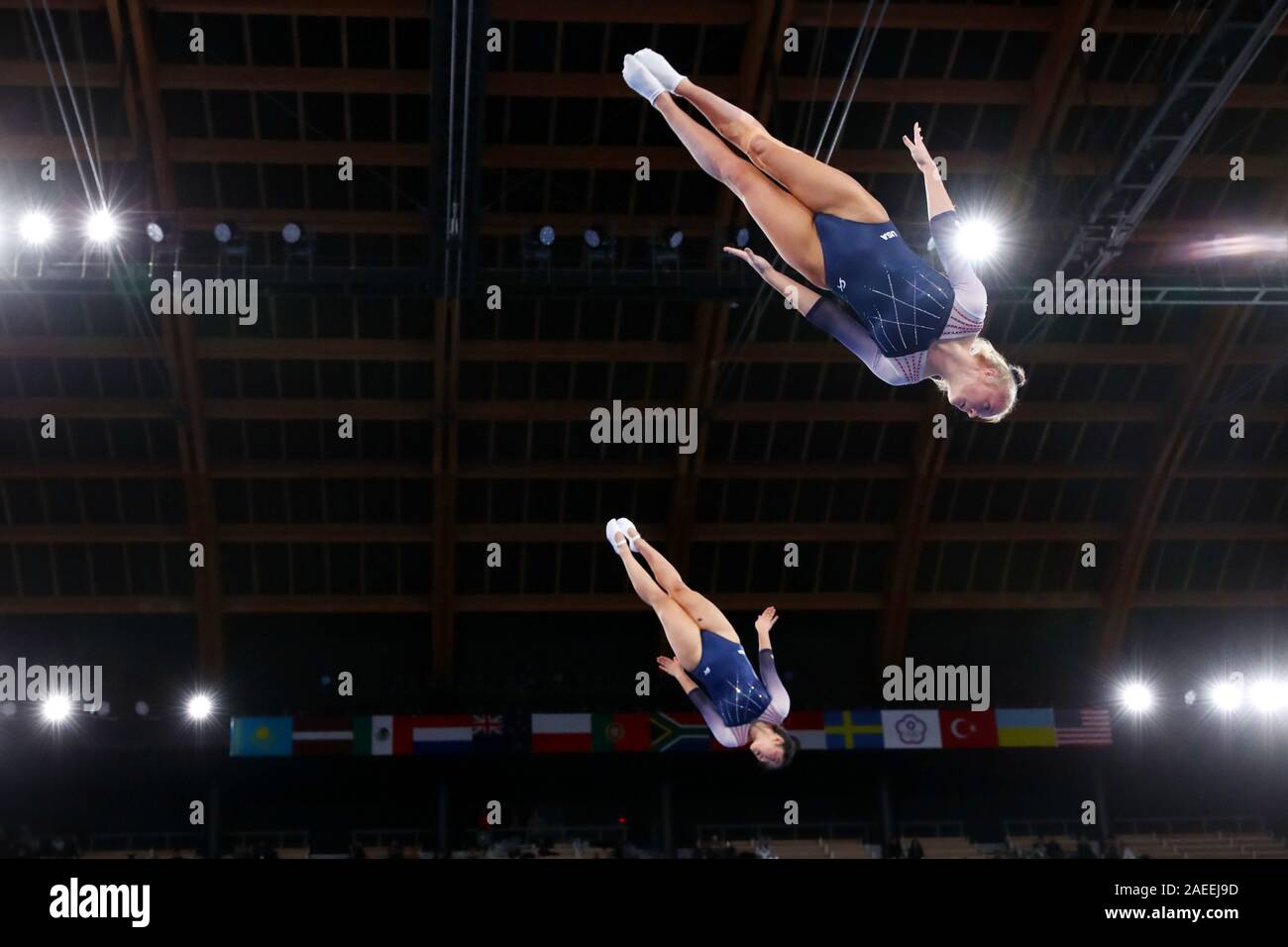 Tokyo, Japan. 8th Dec, 2019. Sydney SENTER & Trinity van Natta (USA