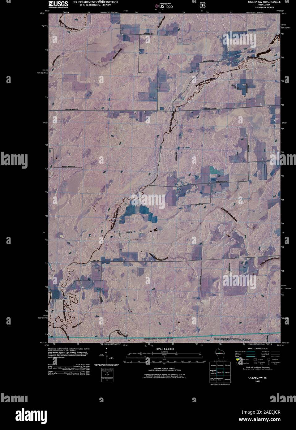 Map of ogema hires stock photography and images Alamy