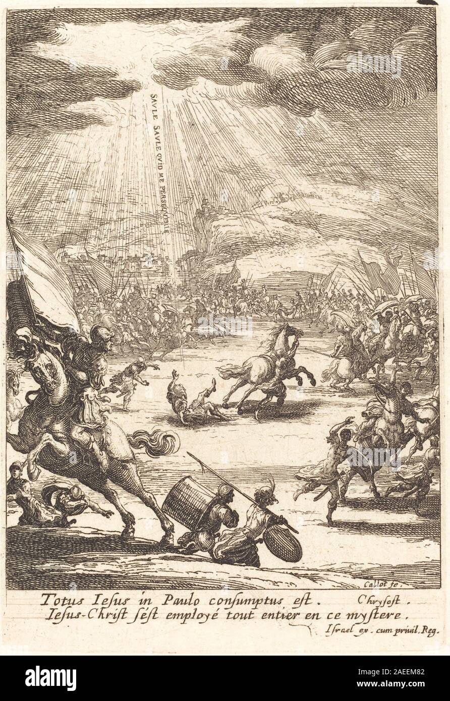This etching by Jacques Callot depicts the Conversion of Saint Paul ...