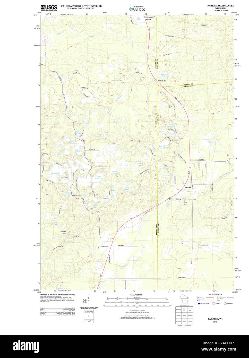 Map of parrish hires stock photography and images Alamy