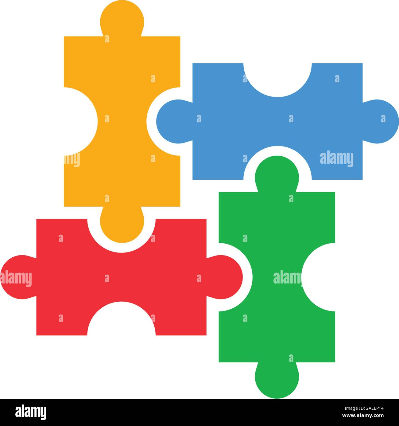 Autism icon design template vector isolated illustration Stock Vector