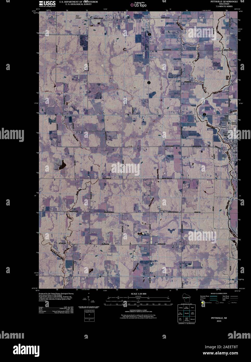 WI Pittsville 20100715 TM Inverted Restoration Stock Photo Alamy