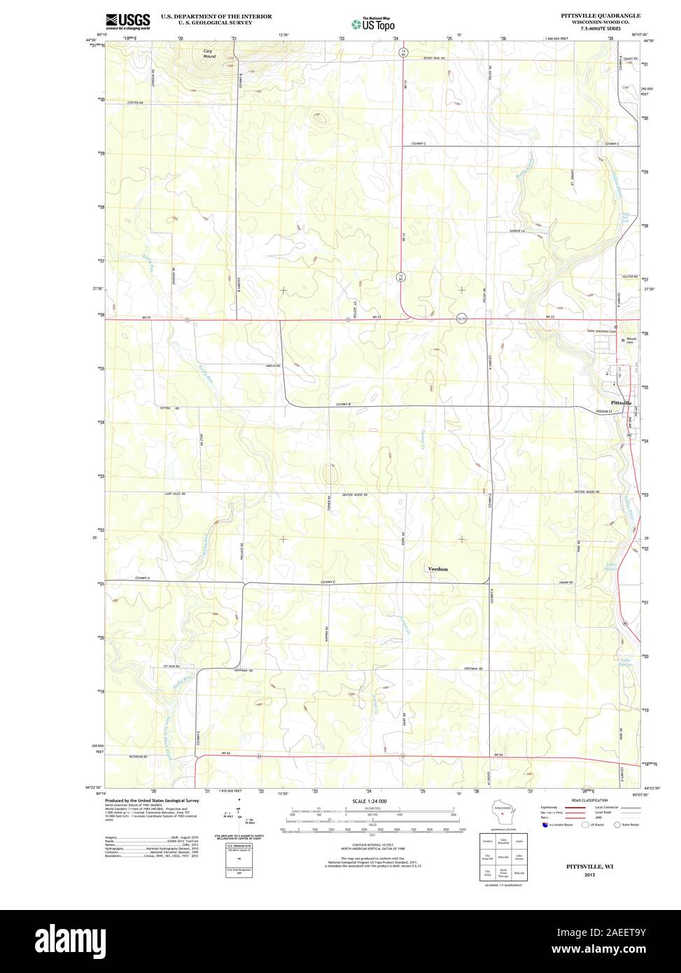 Map of pittsville hires stock photography and images Alamy