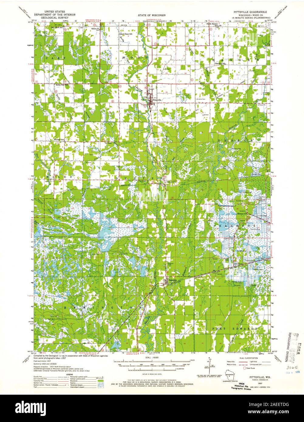 Pittsville map Cut Out Stock Images & Pictures Alamy