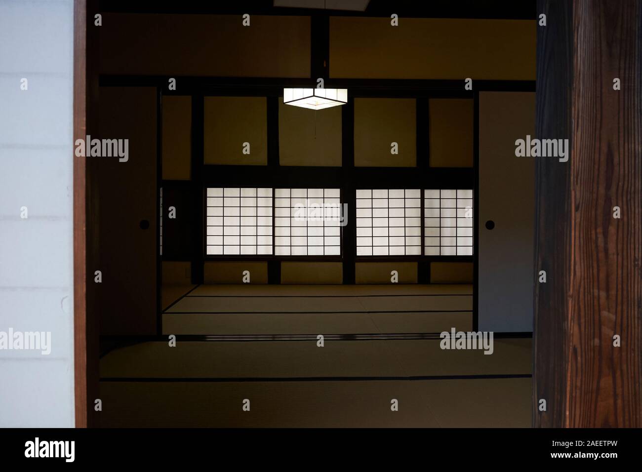 Interior of the house of the famouse Japanese surveyor, cartographer
