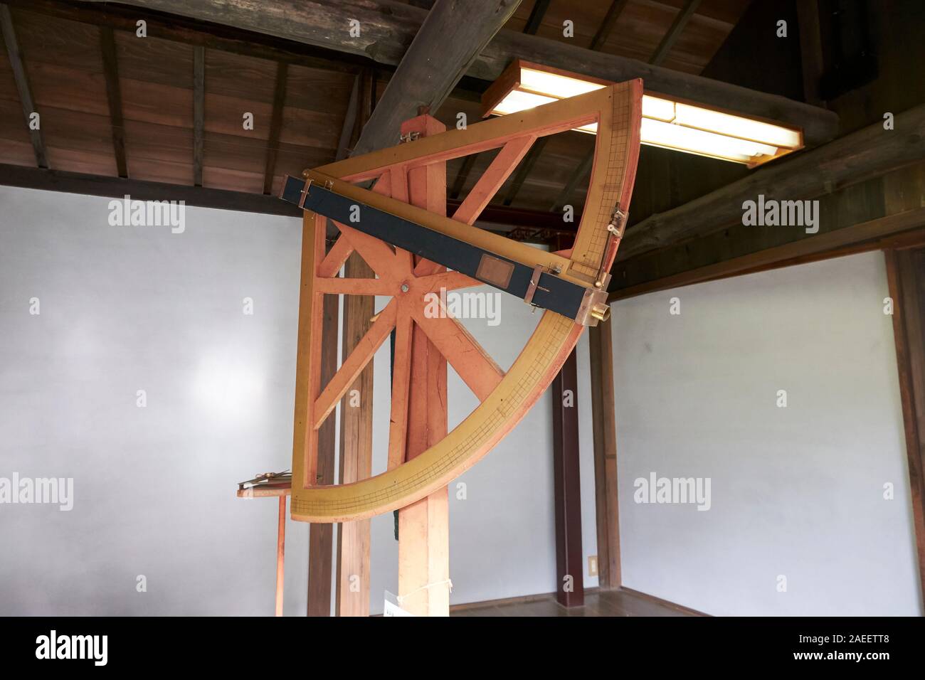 A measuring tool in the interior of the house of the famouse Japanese