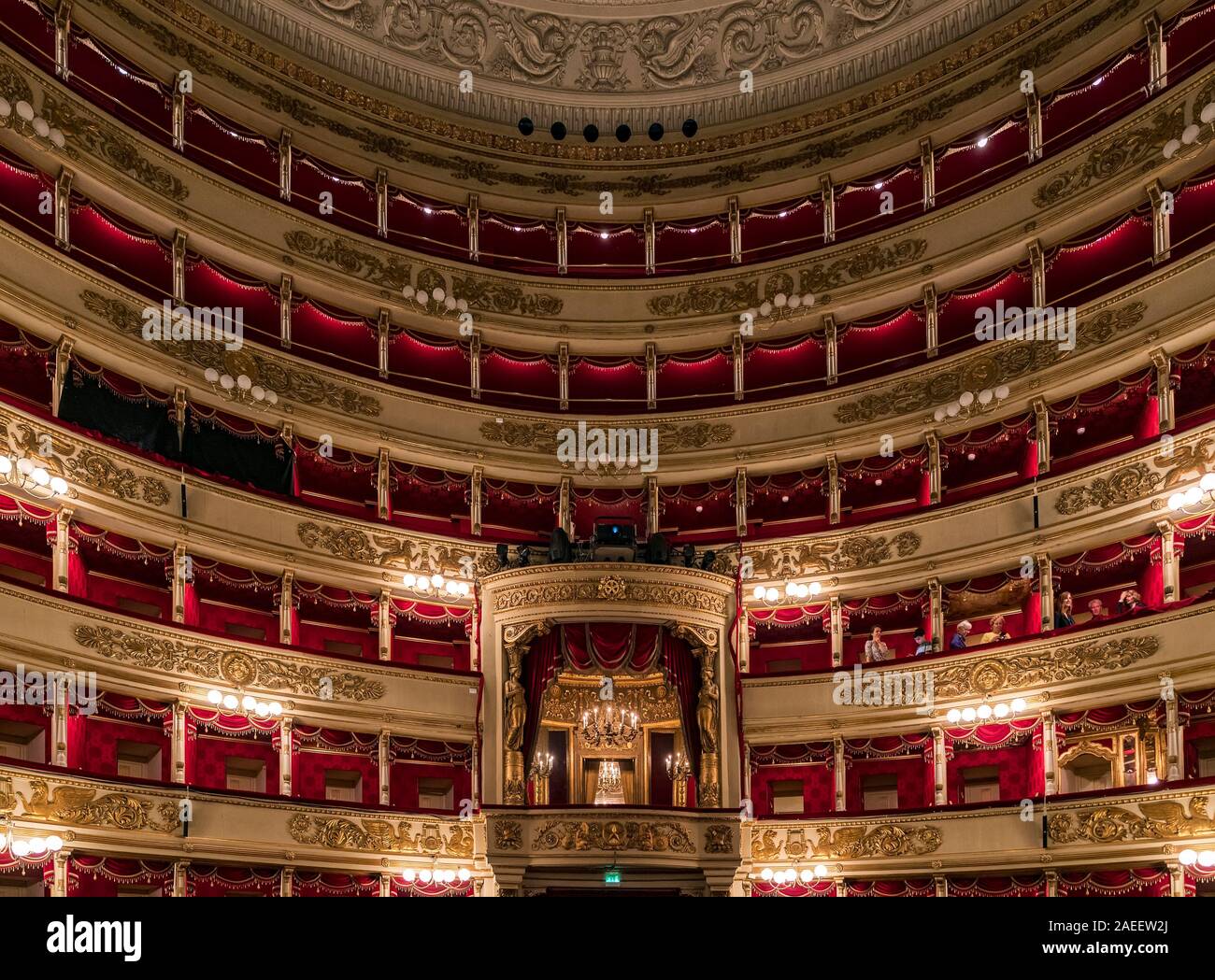 World Famous La Scala Teatro Alla Scala 1778 An Opera House In 
