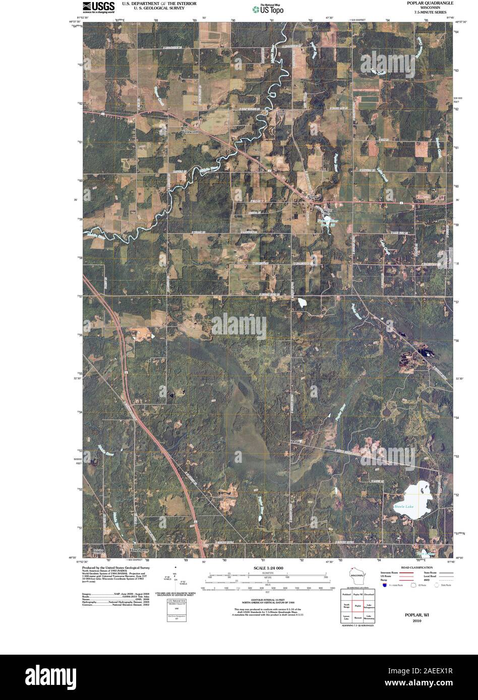 Poplar map Cut Out Stock Images & Pictures Alamy