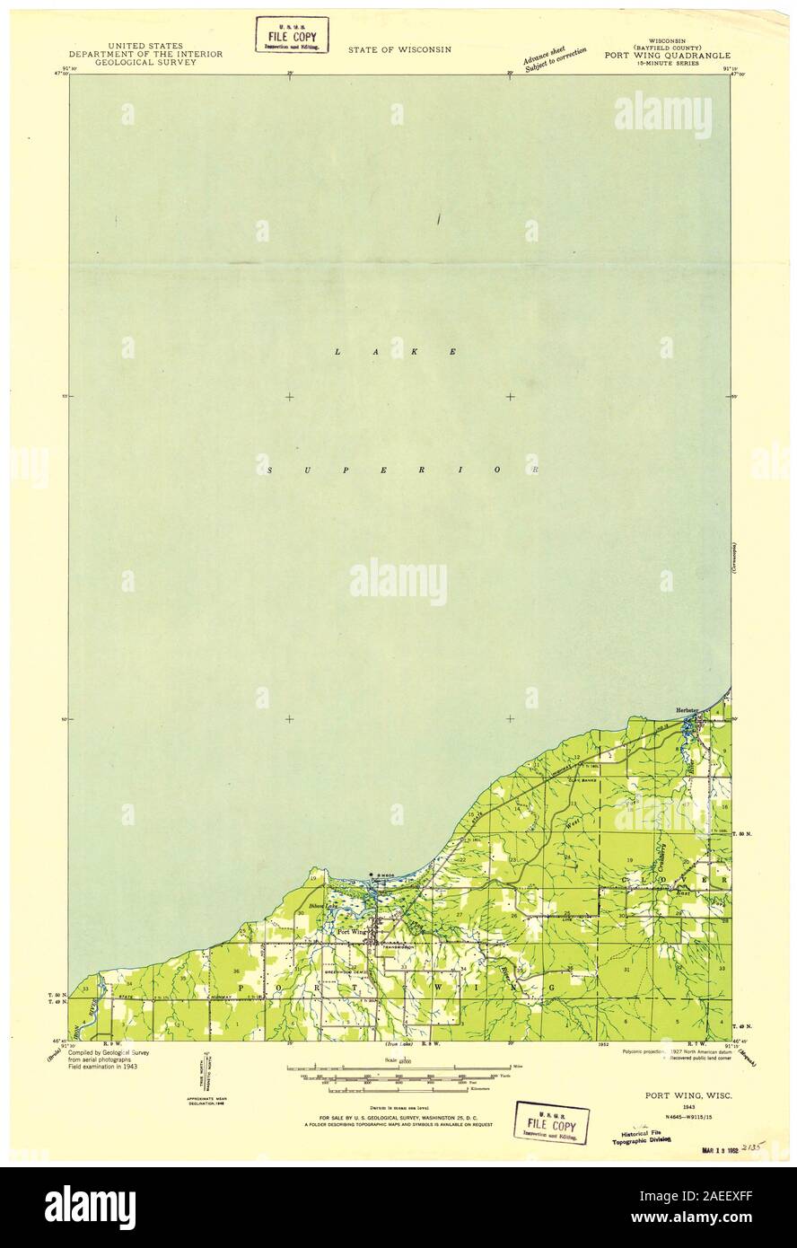 Map of port wing hires stock photography and images Alamy