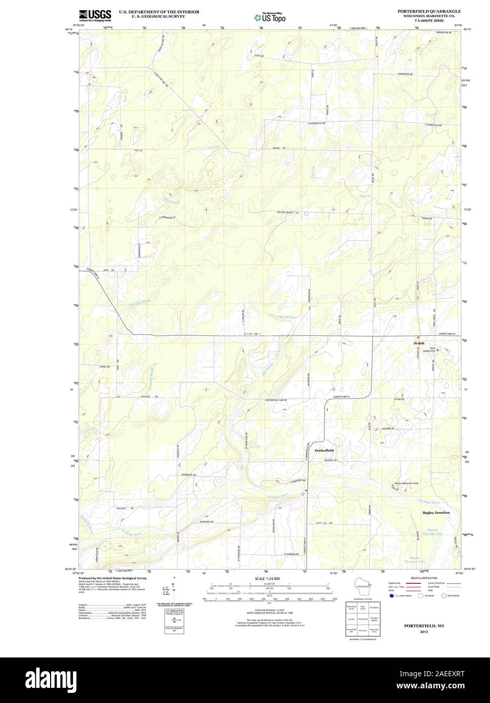 WI Porterfield 20130618 TM Restoration Stock Photo Alamy