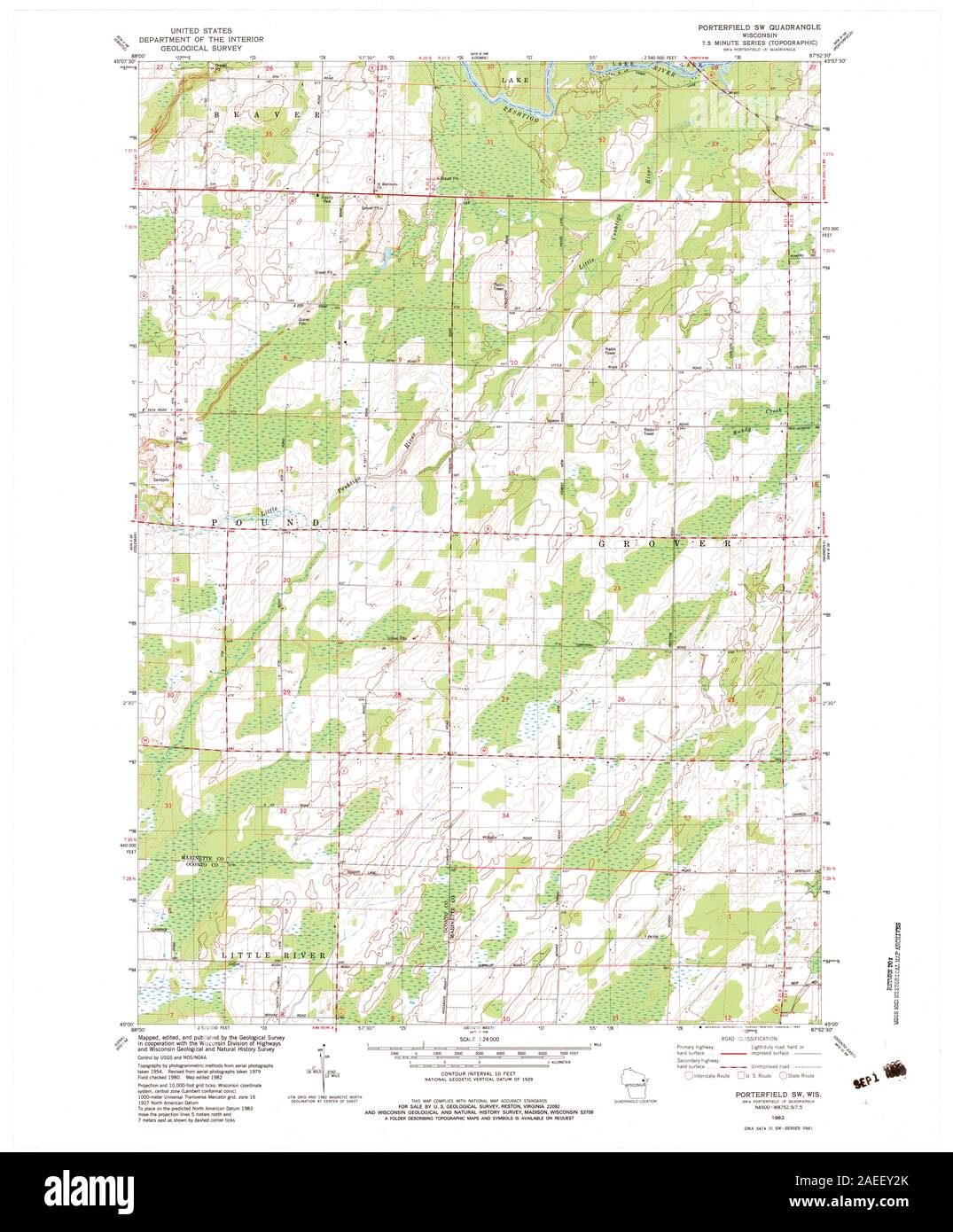 WI Porterfield SW 800542 1982 24000 Restoration Stock Photo Alamy