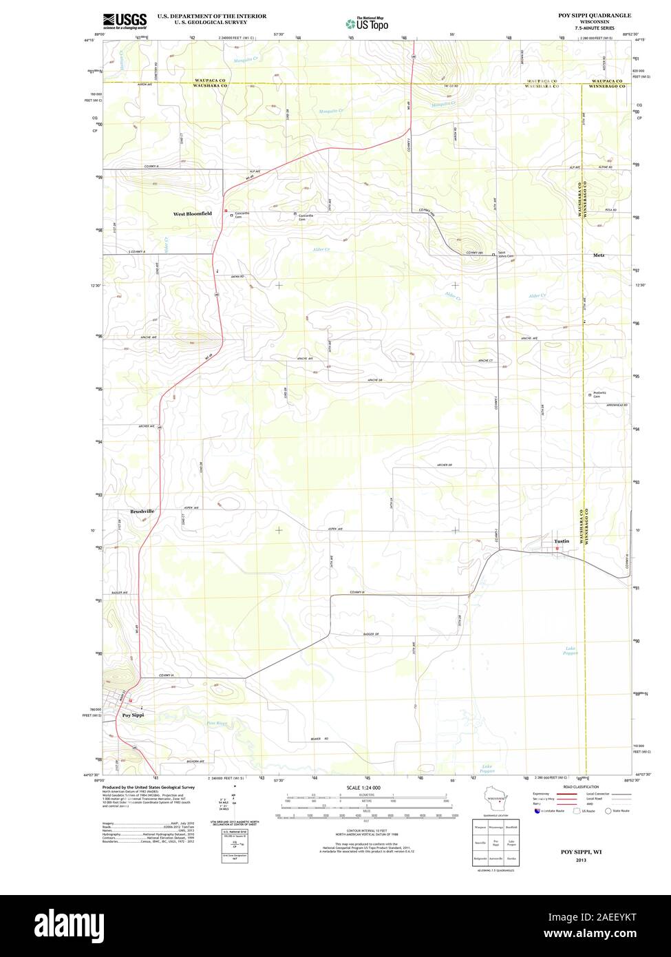 WI Poy Sippi 20130627 TM Restoration Stock Photo Alamy