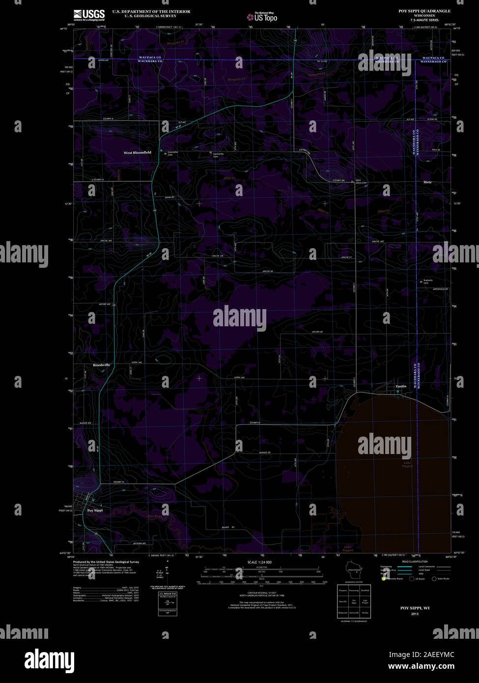 WI Poy Sippi 20130627 TM Inverted Restoration Stock Photo Alamy