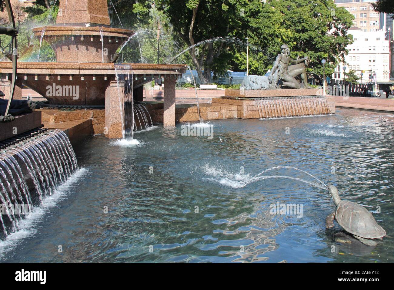 archibald fountain in hyde park in sydney (australia) Stock Photo