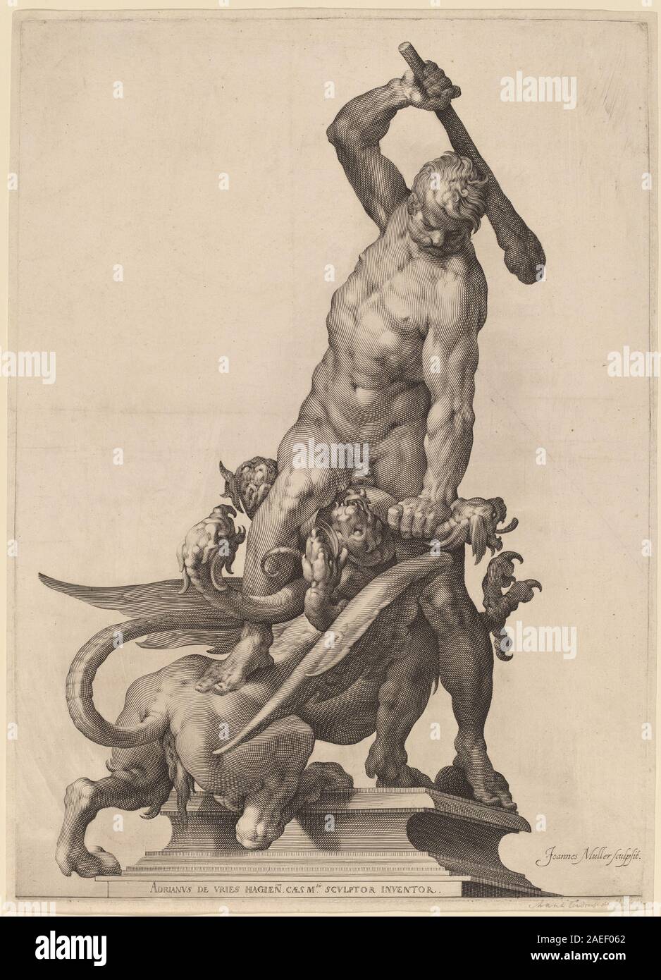 Hercules killing the hydra hi-res stock photography and images - Alamy