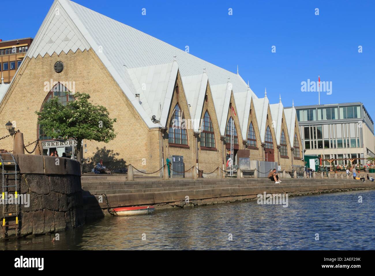 Feskekörka, the indoor fish market designed by Victor von Gegerfelt, in