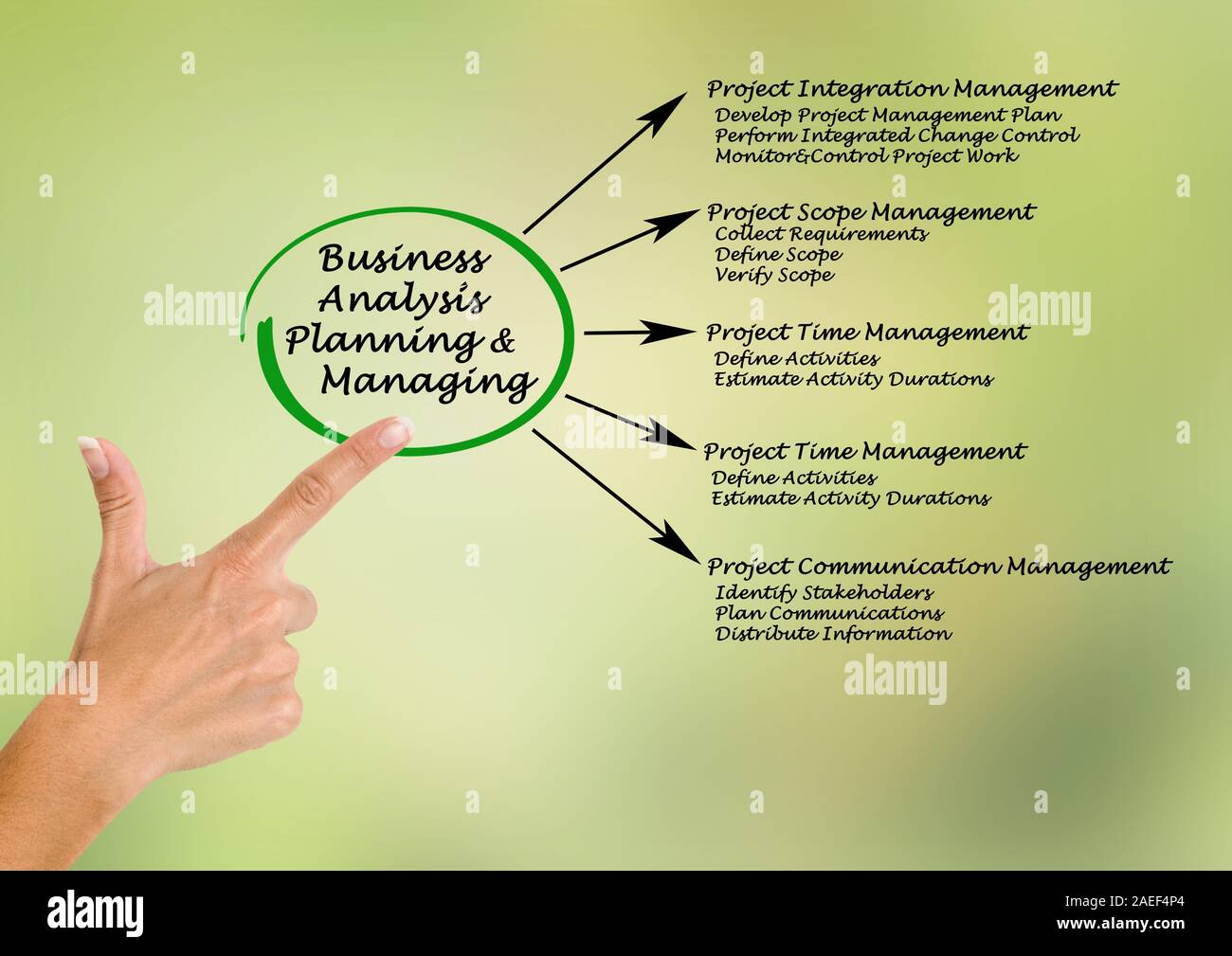 Business Analysis Planning and Managing Stock Photo - Alamy