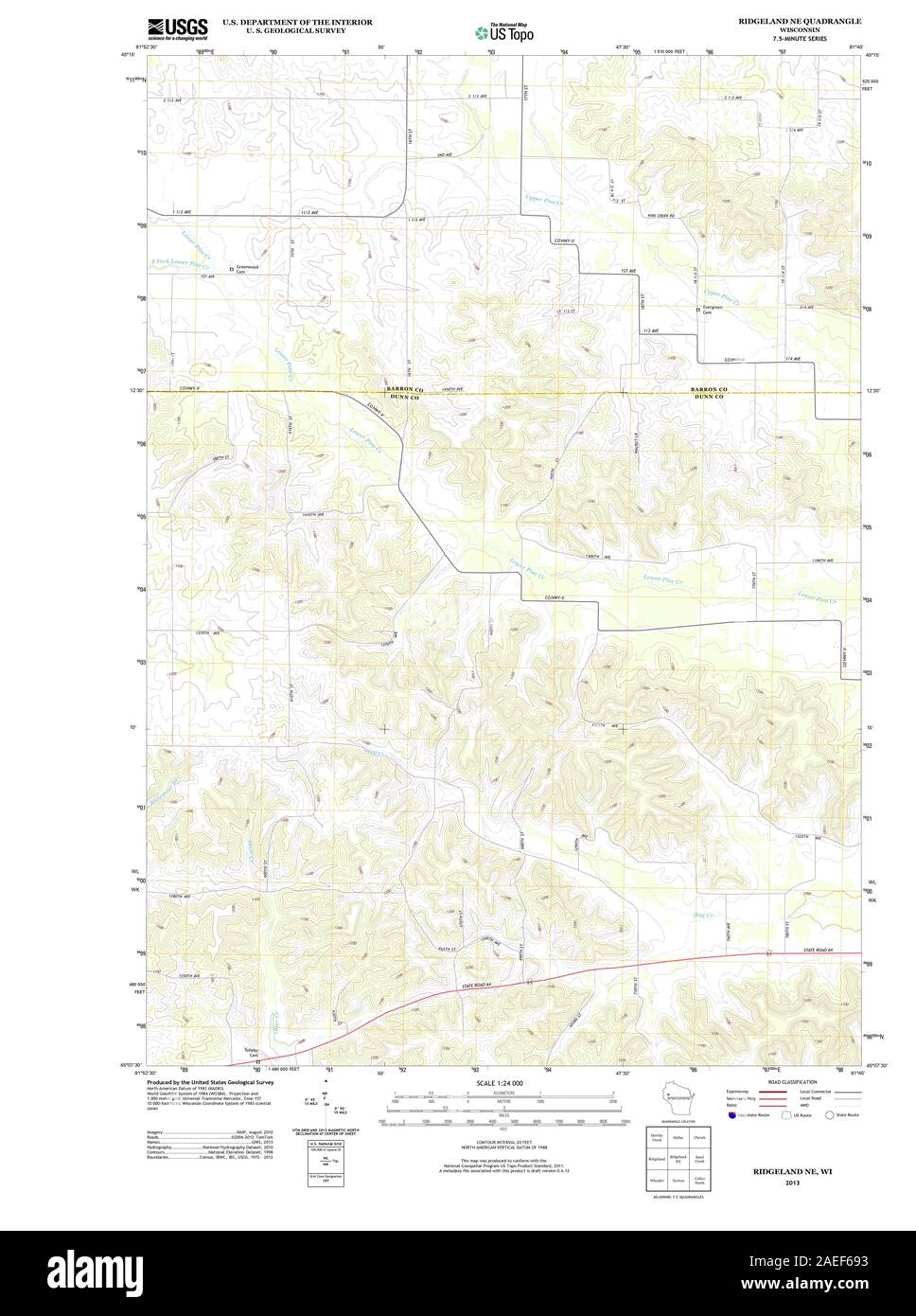 Map of ridgeland hi-res stock photography and images - Alamy