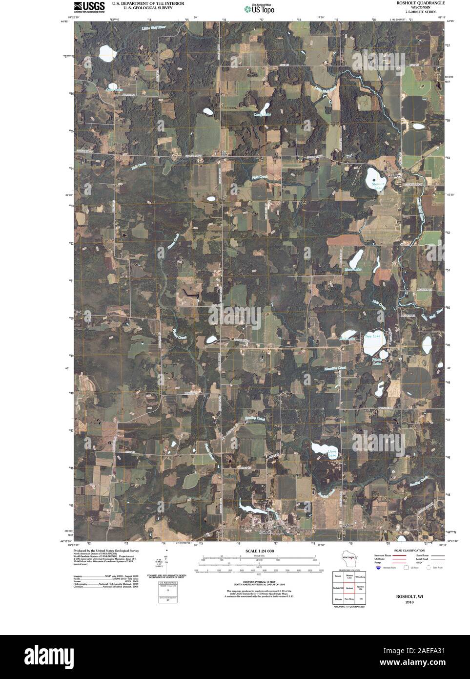 Map of rosholt hires stock photography and images Alamy