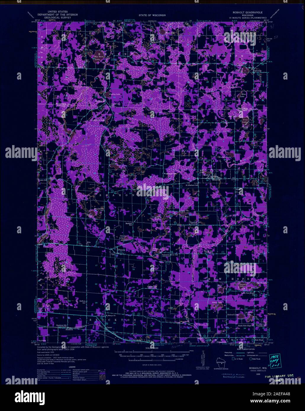 Map of rosholt hires stock photography and images Alamy