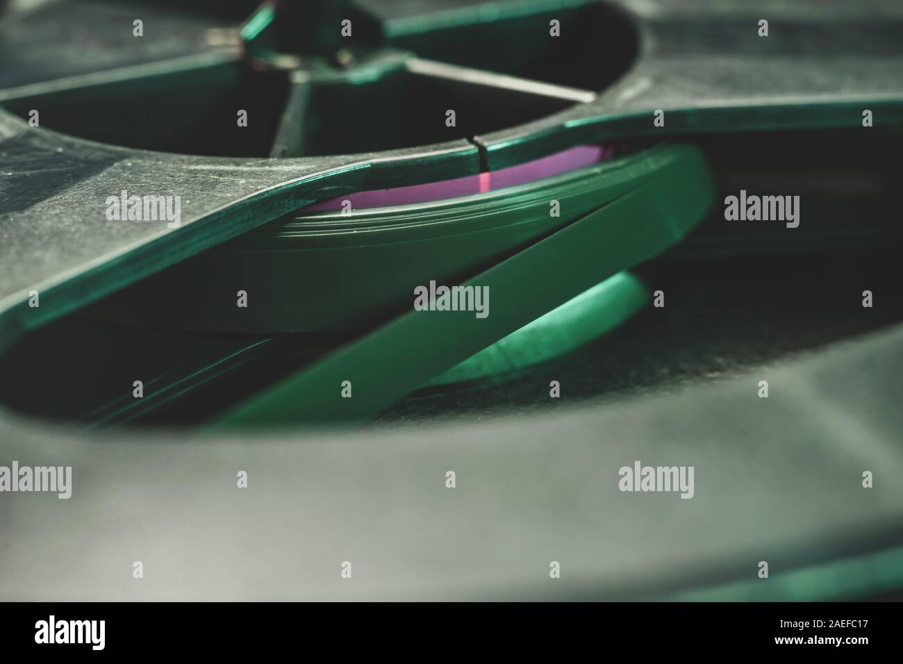 Close up old vintage Reel tape recorder background Stock Photo - Alamy