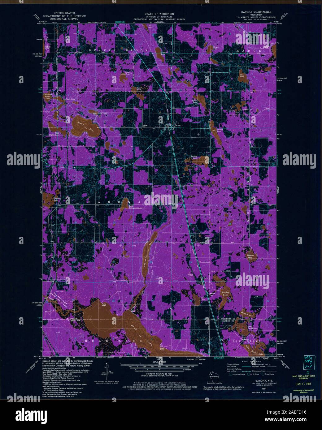 Map of sarona hires stock photography and images Alamy