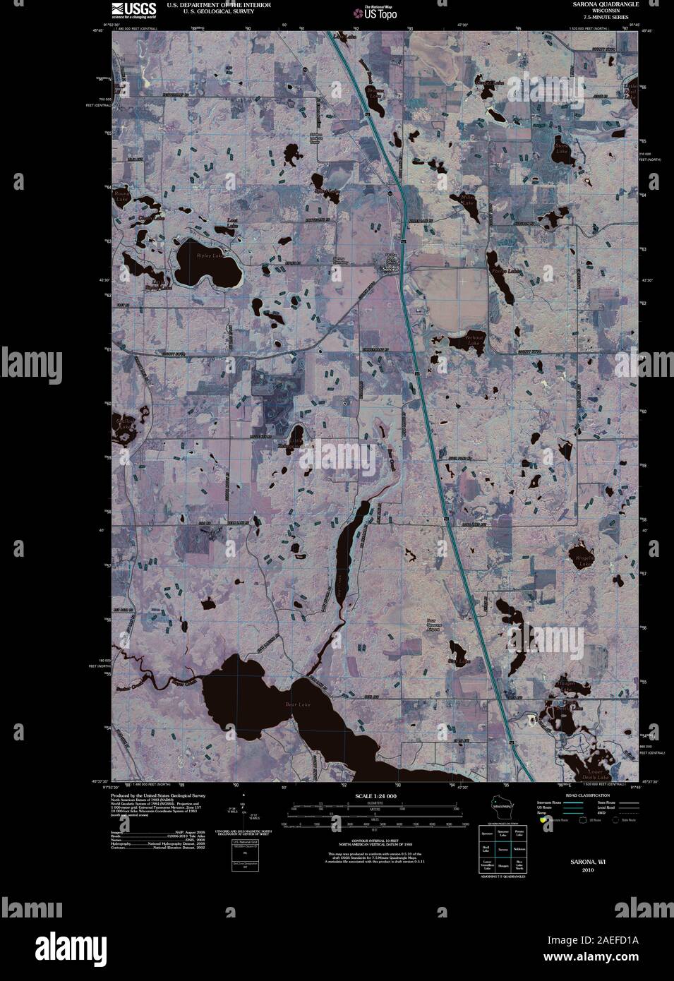 Map of sarona hires stock photography and images Alamy