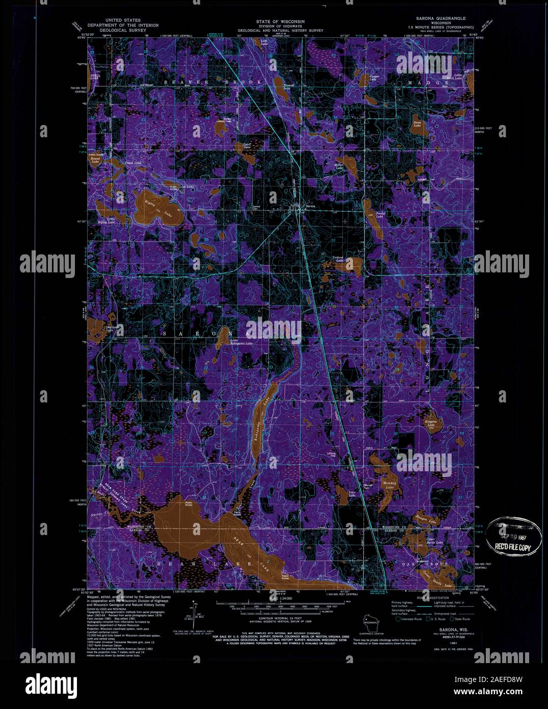 Map of sarona hires stock photography and images Alamy