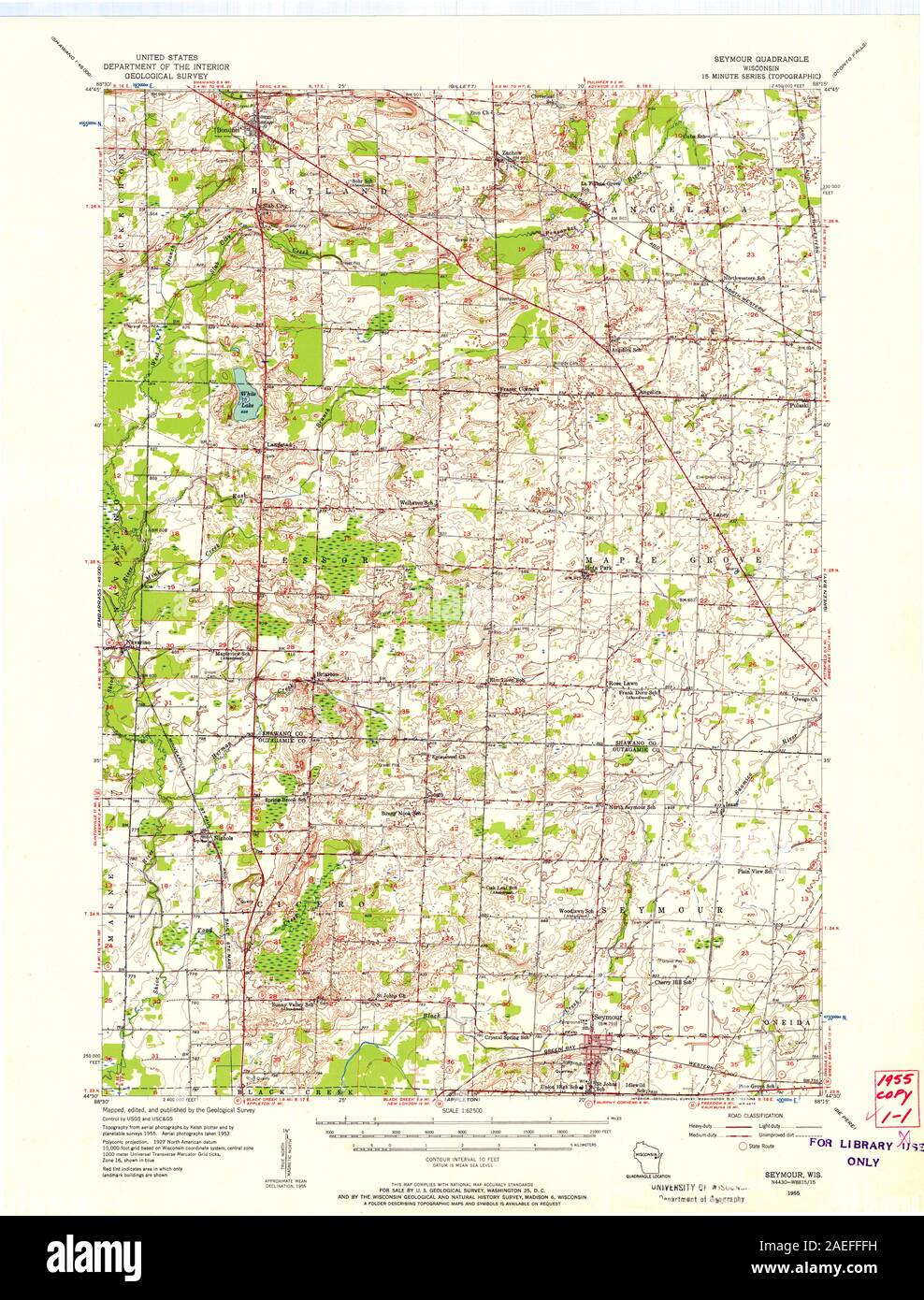 WI Seymour 503519 1955 62500 Restoration Stock Photo Alamy