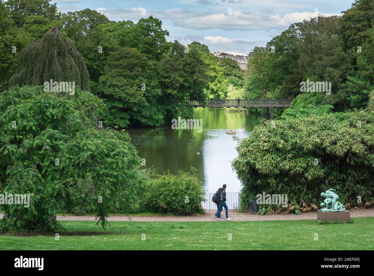 Orstedsparken Copenhagen, view in summer of Ørstedsparken, a public park in  the center of Copenhagen, Denmark Stock Photo - Alamy