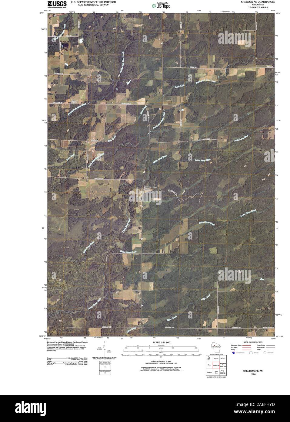 WI Sheldon NE 20100803 TM Restoration Stock Photo Alamy