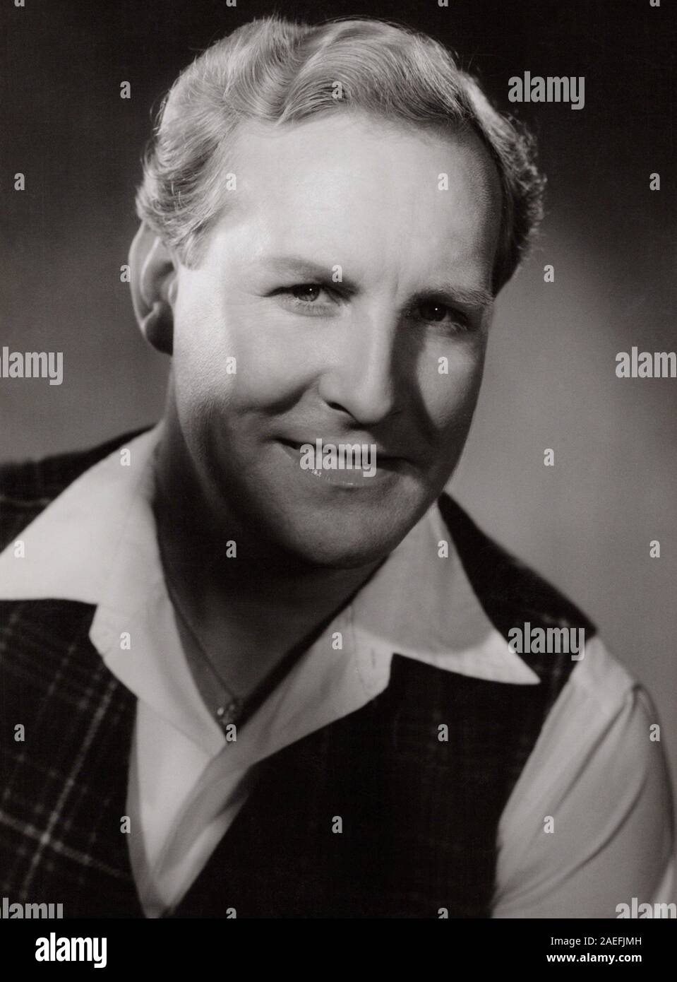 Jon Bratt Otnes, norwegischer Opernsänger, Deutschland um 1956. Norwegian opera singer Jon Bratt Otnes, Germany around 1956. Stock Photo