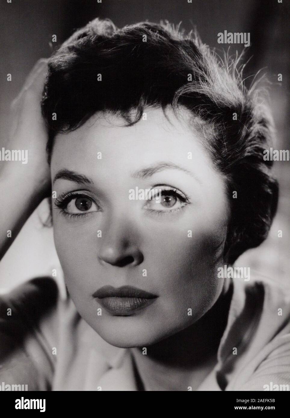 Lilli Palmer, deutsch britisch schweizerische Schauspielerin, Deutschland 1950er Jahre. German British Swiss actress Lilli Palmer, Germany 1950s. Stock Photo