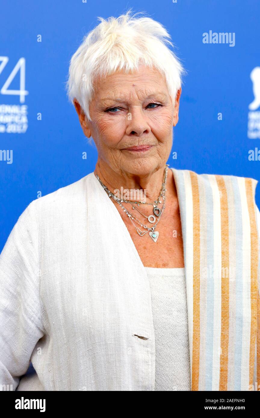 Judi Dench during the 'Victoria & Abdul' photocall at the 74th Venice International Film Festival at the Palazzo del Casino on September 03, 2017 in Venice, Italy | usage worldwide Stock Photo