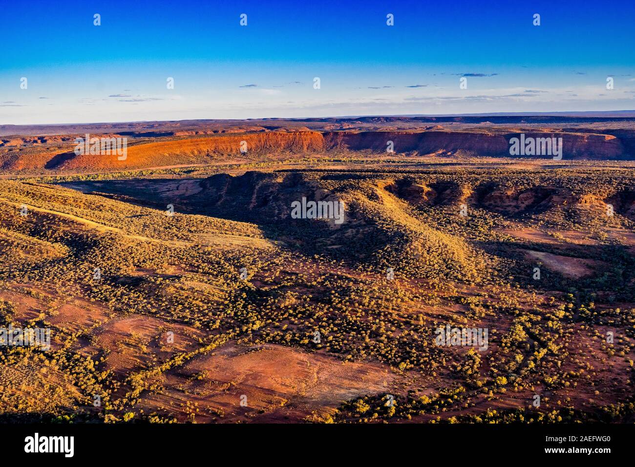 St. George Ranges Australia Aerial view of the George Gill ranges in remote central Australia in ...