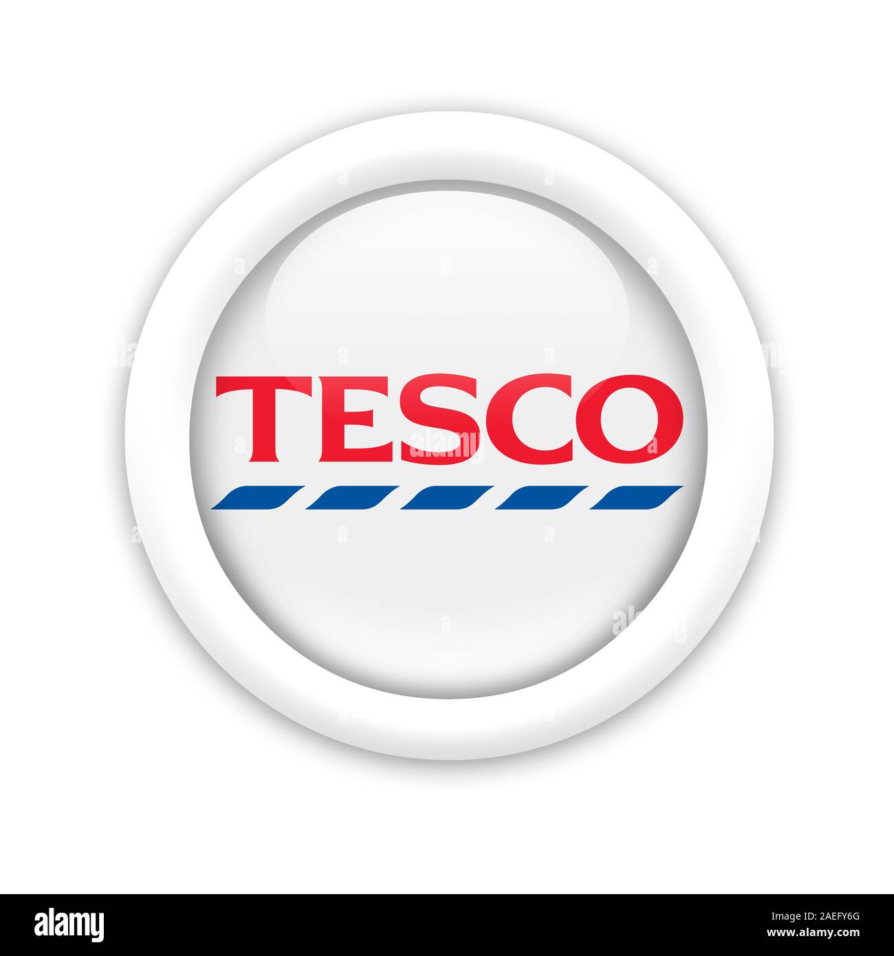 Tesco logo Stock Photo