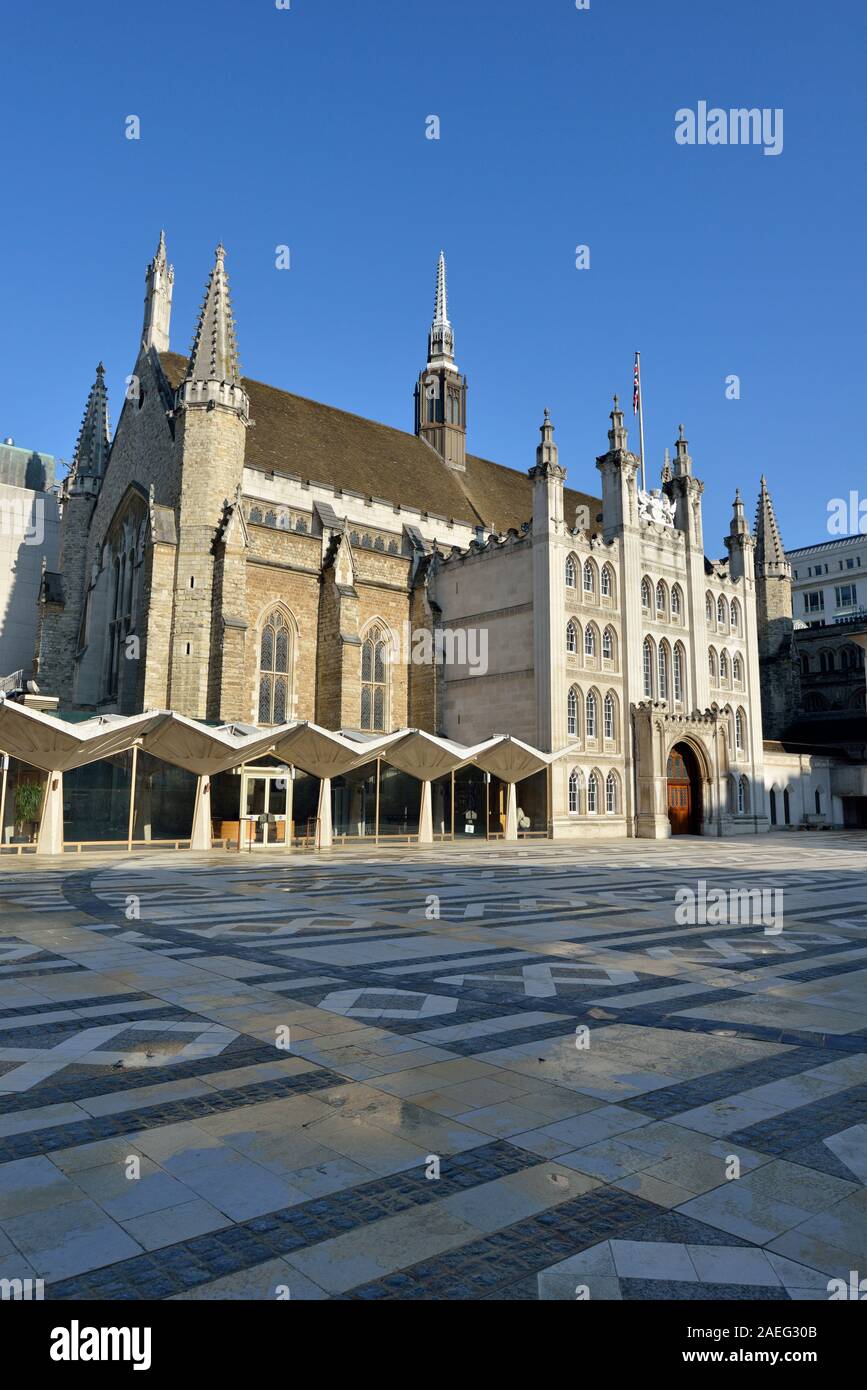 The Guildhall, Guildhall Yard, Gresham street, Basinghall Street, Moorgate, City of London, United Kingdom Stock Photo