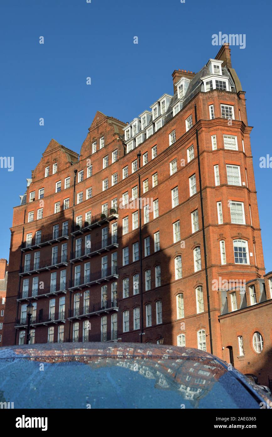 Albert Hall Mansions, Kensington Gore, Kensington and Chelsea, London, United Kingdom Stock Photo