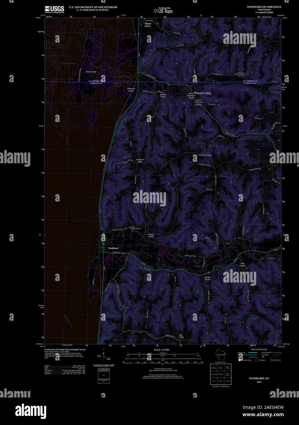 Map of stoddard hires stock photography and images Alamy