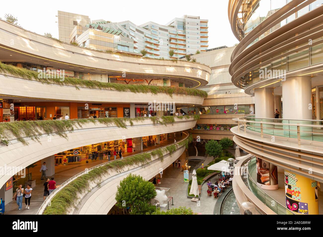 Kanyon shopping mall, Levent, Istanbul, Turkey Stock Photo