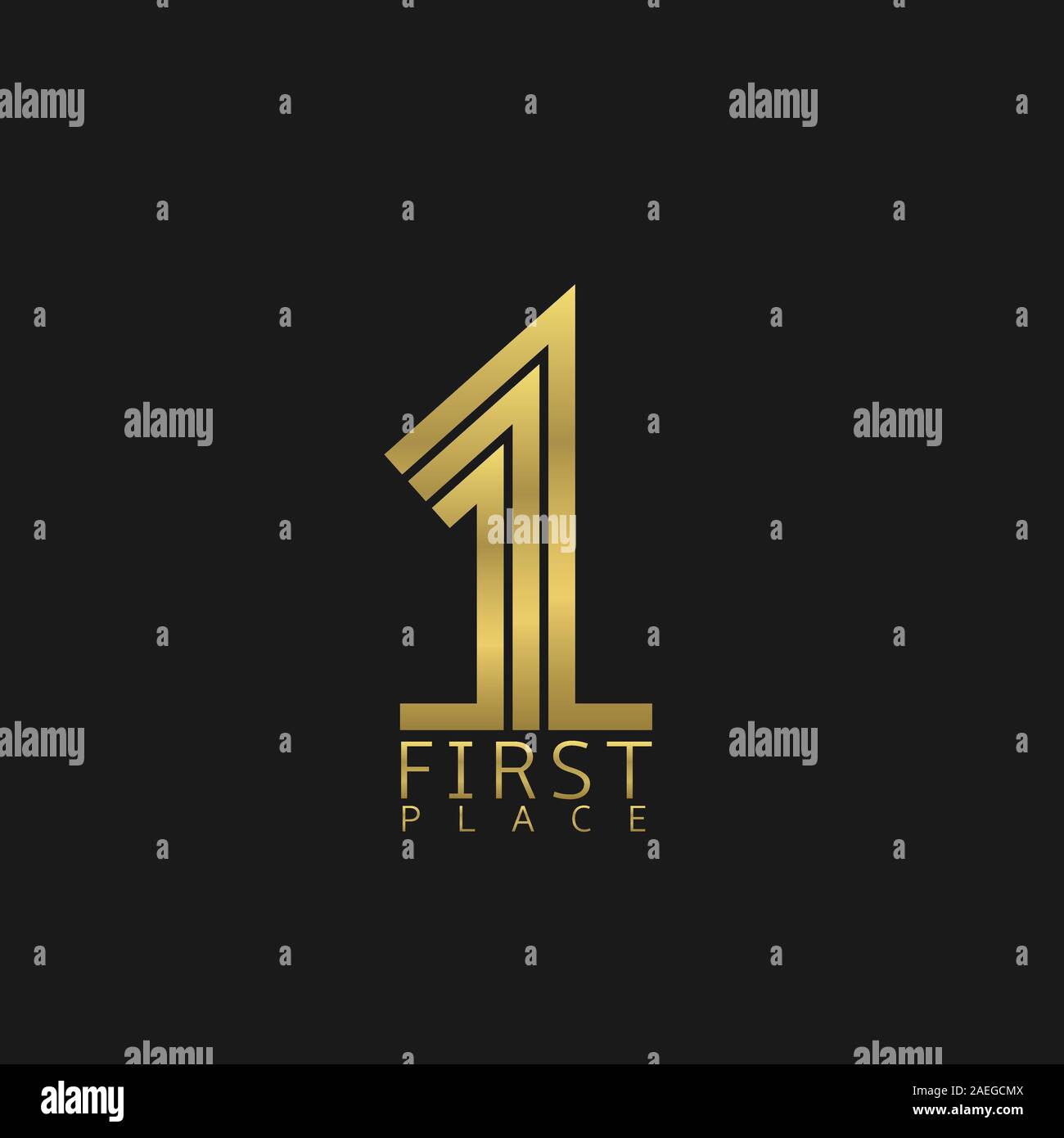 First place icon Stock Vector Image & Art - Alamy