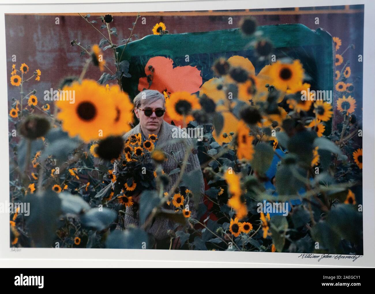 Andy Warhol In Flowers Taken In 1964 In Flushing Queens One Of A Number Of Unique Signed And Never Publicly Seen Before Images Of Andy Warhol And His Work Photographed By His