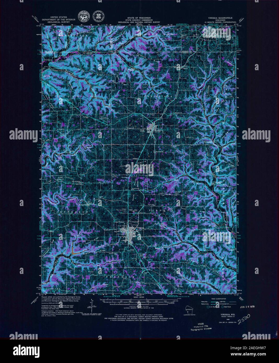 Map of viroqua hires stock photography and images Alamy