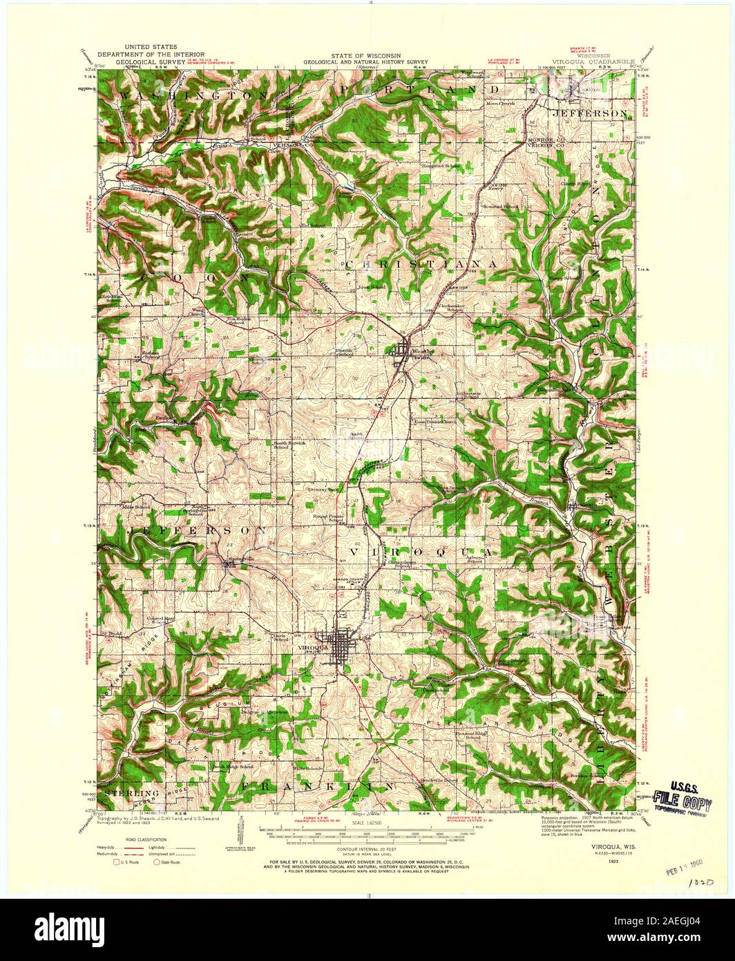 Map of viroqua hires stock photography and images Alamy